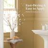 Martha by Martha Stewart Interior Paint, ECO Satin Enamel 1.0L Bedford Gray(Butter Cream Yellow)