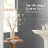 Martha by Martha Stewart Interior Paint, ECO Satin Enamel 1.0L Bedford Gray(Chinchilla Gray)