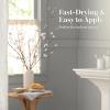 Martha by Martha Stewart Interior Paint, ECO Satin Enamel 1.0L Bedford Gray(Dolphin Gray)