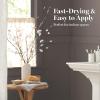 Martha by Martha Stewart Interior Paint, ECO Satin Enamel 1.0L Bedford Gray(Faux Bois Gray)