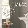 Martha by Martha Stewart Interior Paint, ECO Satin Enamel 1.0L Bedford Gray(Fennel Seed Green)