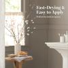 Martha by Martha Stewart Interior Paint, ECO Satin Enamel 1.0L Bedford Gray(Georgica Beach Beige)