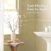 Martha by Martha Stewart Interior Paint, ECO Satin Enamel 1.0L Bedford Gray(Rice Paper Yellow)