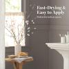 Martha by Martha Stewart Interior Paint, ECO Satin Enamel 1.0L Bedford Gray(Sharkey Gray)