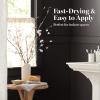 Martha by Martha Stewart Interior Paint, ECO Satin Enamel 1.0L Bedford Gray(Silhouette Black)