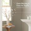 Martha by Martha Stewart Interior Paint, ECO Satin Enamel 1.0L Bedford Gray(Tadpole Green)