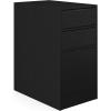 Martha Stewart Kayden Home Office Modular File Cabinet with 3 Drawers in Black with Oil Rubbed Bronze Hardware(Black)