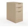 Martha Stewart Kayden Home Office Modular File Cabinet with 3 Drawers in Black with Oil Rubbed Bronze Hardware(Light Natural)