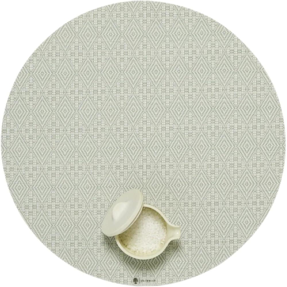 image:imageMartha by Martha Stewart Chilewich Boxwood Placemats in Wheat Set of 4 Easy Care Woven Tabletop Textiles IndoorOutdoor 15 RoundAbalone