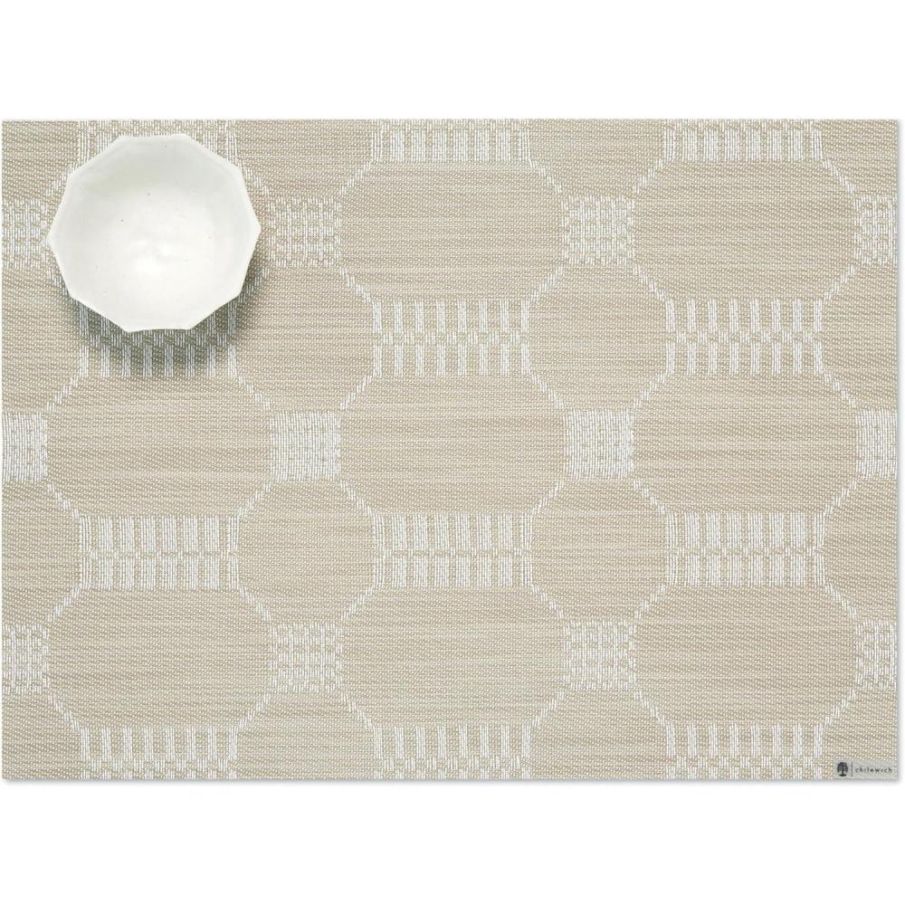 image:imageMartha by Martha Stewart Chilewich Coverlet Placemats in Burnt Coral Set of 4 Easy Care Woven Tabletop Textiles IndoorOutdoor 185 x 135 RectangleFlax
