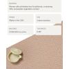 Martha by Martha Stewart | Chilewich Boxwood Placemats in Burnt Coral – Set of 4 – Easy Care Woven Tabletop Textiles – Indoor/Outdoor – 18.5″ x 13.5″ Rectangle(Burnt Coral)