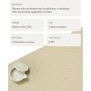 Martha by Martha Stewart | Chilewich Boxwood Placemats in Wheat – Set of 4 – Easy Care Woven Tabletop Textiles – Indoor/Outdoor – 15″ Round(Wheat)