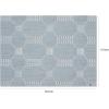 Martha by Martha Stewart | Chilewich Coverlet Placemats in Burnt Coral – Set of 4 – Easy Care Woven Tabletop Textiles – Indoor/Outdoor – 18.5″ x 13.5″ Rectangle(Sea)