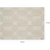 Martha by Martha Stewart | Chilewich Coverlet Placemats in Burnt Coral – Set of 4 – Easy Care Woven Tabletop Textiles – Indoor/Outdoor – 18.5″ x 13.5″ Rectangle(Flax)