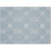Martha by Martha Stewart | Chilewich Coverlet Placemats in Burnt Coral – Set of 4 – Easy Care Woven Tabletop Textiles – Indoor/Outdoor – 18.5″ x 13.5″ Rectangle(Sea)