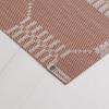 Martha by Martha Stewart | Chilewich Coverlet Placemats in Burnt Coral – Set of 4 – Easy Care Woven Tabletop Textiles – Indoor/Outdoor – 18.5″ x 13.5″ Rectangle(Burnt Coral)