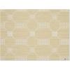Martha by Martha Stewart | Chilewich Coverlet Placemats in Burnt Coral – Set of 4 – Easy Care Woven Tabletop Textiles – Indoor/Outdoor – 18.5″ x 13.5″ Rectangle(Wheat)