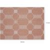 Martha by Martha Stewart | Chilewich Coverlet Placemats in Burnt Coral – Set of 4 – Easy Care Woven Tabletop Textiles – Indoor/Outdoor – 18.5″ x 13.5″ Rectangle(Burnt Coral)