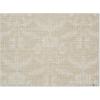 Martha by Martha Stewart | Chilewich Damask Placemats in Abalone – Set of 4 – Easy Care Woven Tabletop Textiles – Indoor/Outdoor – 18.5″ x 13.5″ Rectangle(Flax)