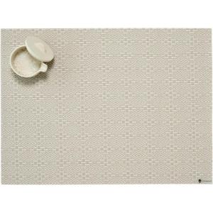 Martha by Martha Stewart | Chilewich Boxwood Placemats in Burnt Coral – Set of 4 – Easy Care Woven Tabletop Textiles – Indoor/Outdoor – 18.5″ x 13.5″ Rectangle(Flax)