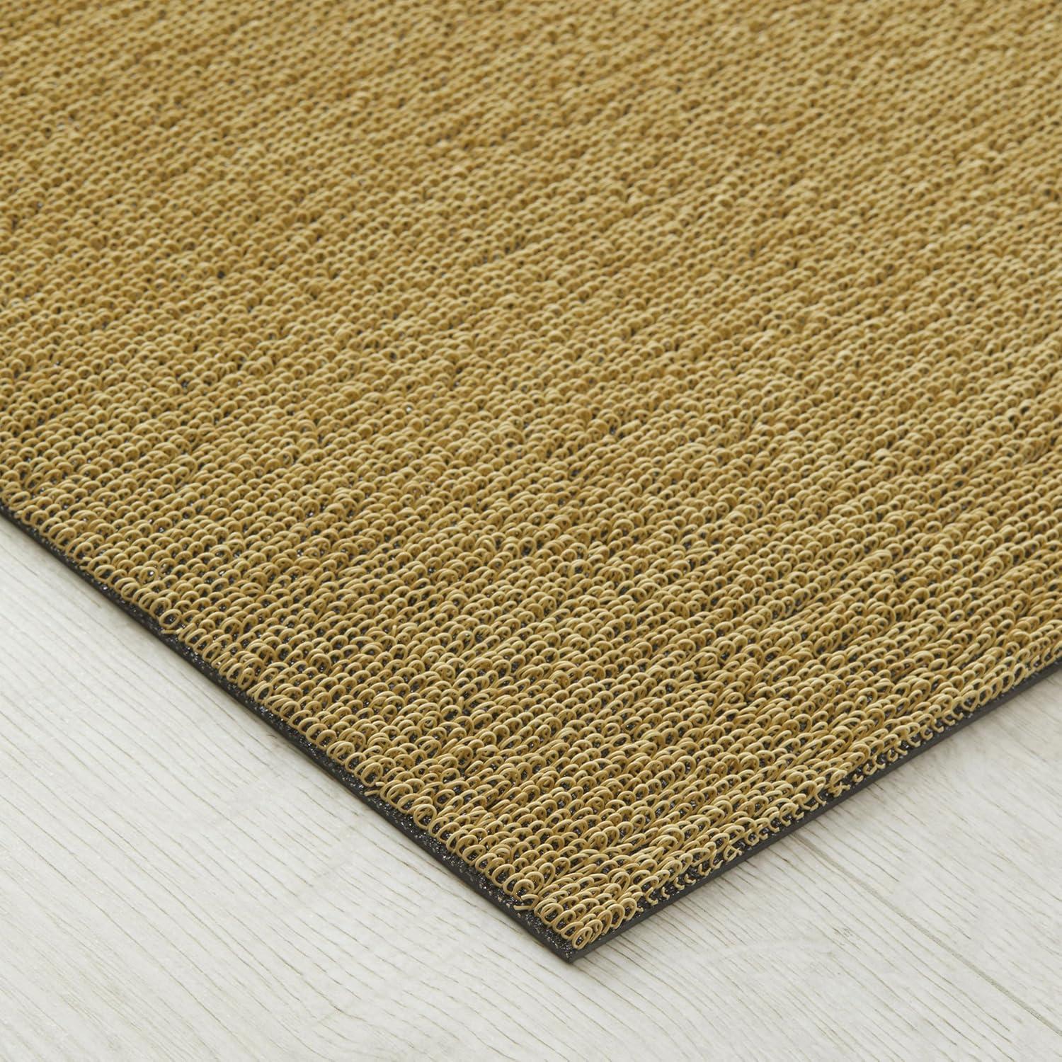 image:imageChilewich Martha by Martha Stewart Heathered Shag Floor Mat in Wheat 21x36 Easy Care Welcome Mat Premium IndoorOutdoor Tufted Rug for Entry Kitchen Bath Pool with Weatherproof Backing