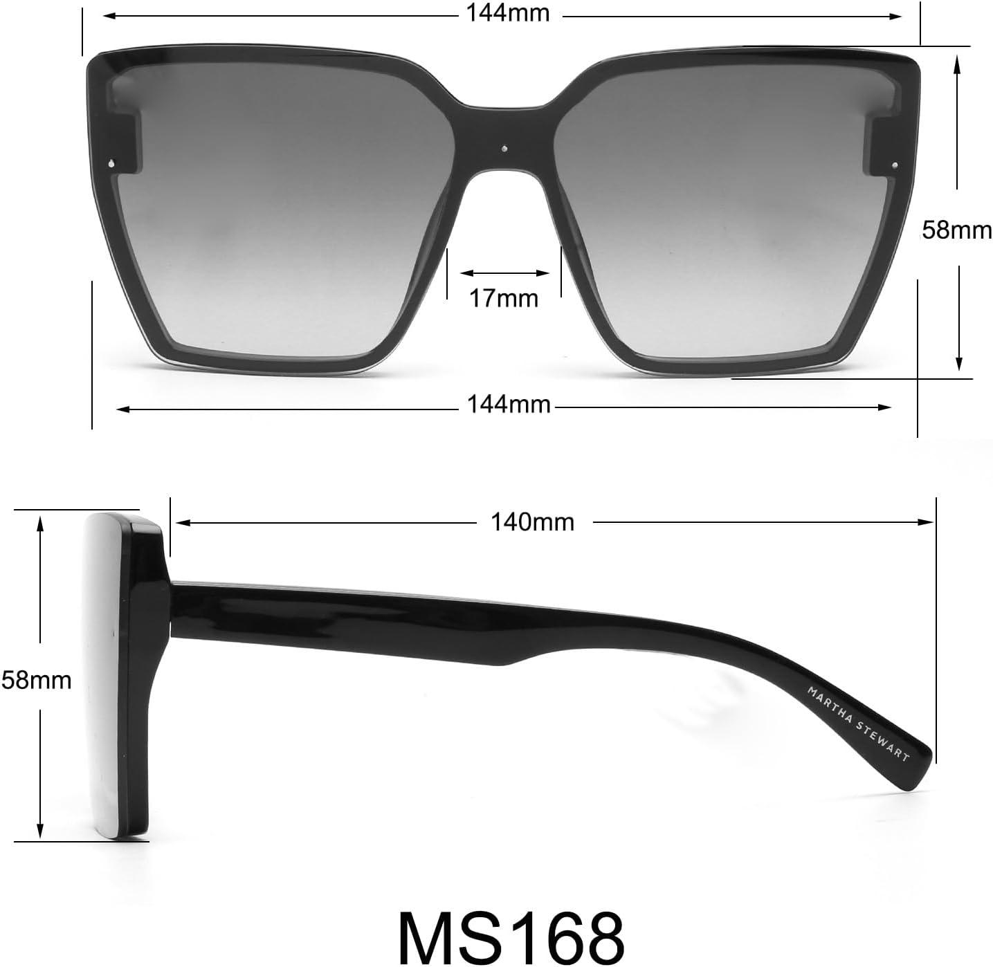 image:imageMartha Stewart Women Cat Eye SunglassesBlack