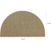 Chilewich Martha by Martha Stewart Heathered Shag Floor Mat in Wheat – 21”x36 – Easy Care Welcome Mat – Premium Indoor/Outdoor Tufted Rug for Entry, Kitchen, Bath, Pool with Weatherproof Backing