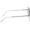 Martha Stewart Women Protective Metal Aviator Pilot Sunglasses(Silver and White)