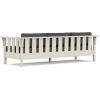 Martha Stewart by POLYWOOD® Acadia Deep Seating Sofa in Slate Grey/Natural Linen(Sand / Ash Charcoal)