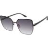 Martha Stewart Women Cat Eye Sunglasses(Black)
