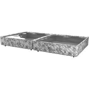 Martha Stewart Home Storage Organization Under The Bed For Blankets, Shoes, Clothes Collapsible Container with Handles, Wheels, Clear Zip Top, Set of 2 Under The Bed Storage Organizer, Bedford Floral(Bedford Floral)