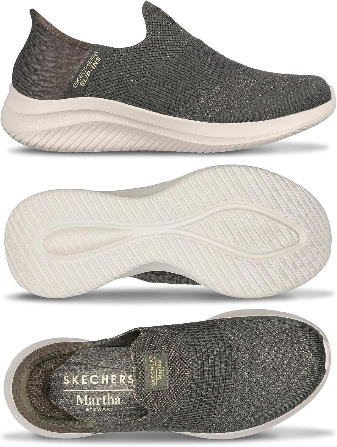 image:imageSkechers Womens Martha Stewart Ultra Flex 30 Neptune SneakersOlive