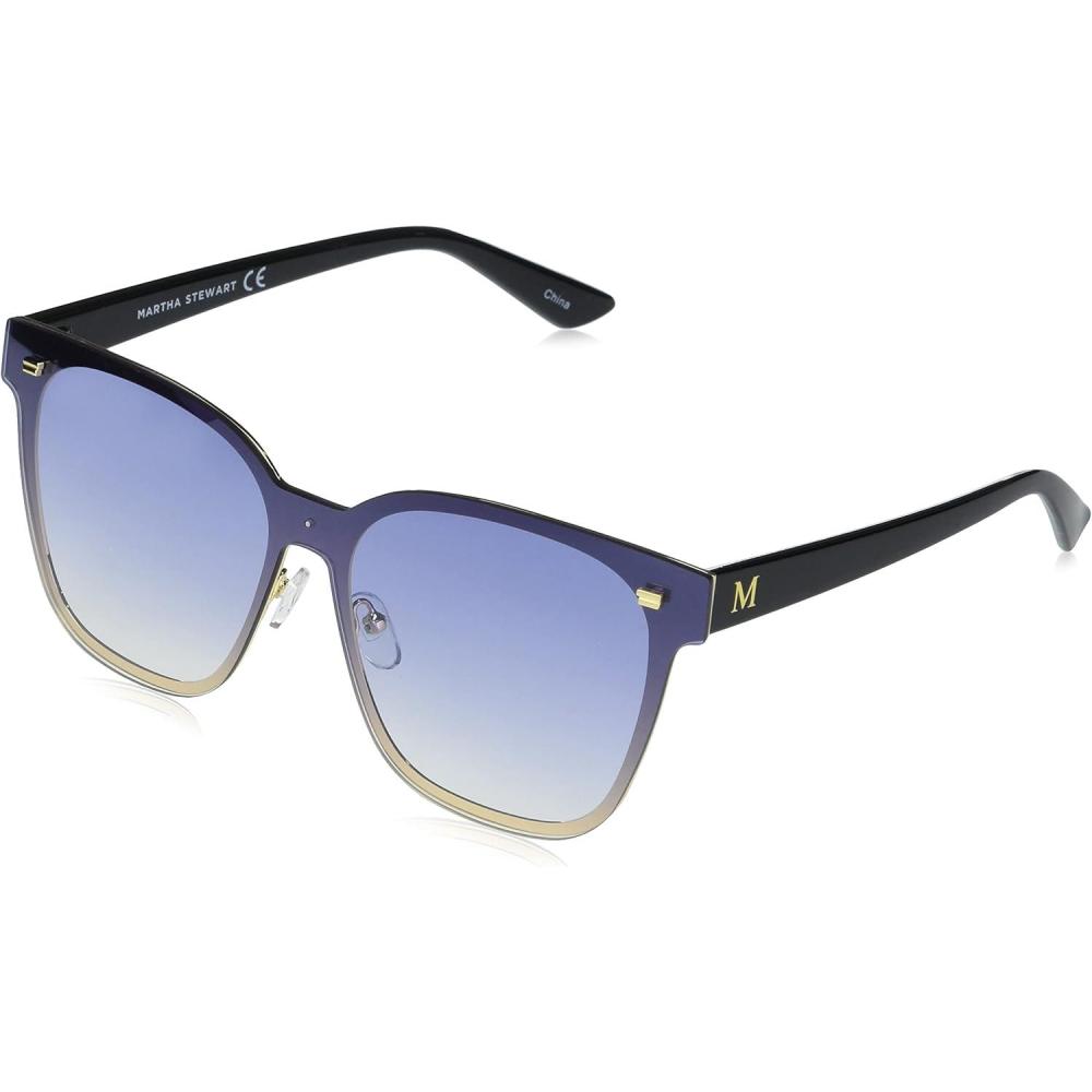 image:imageMartha Stewart Women Retro Metal Protective SunglassesBlue Fade