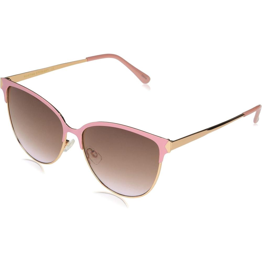 image:imageMartha Stewart Women Retro Metal Protective SunglassesRose and Rose Gold