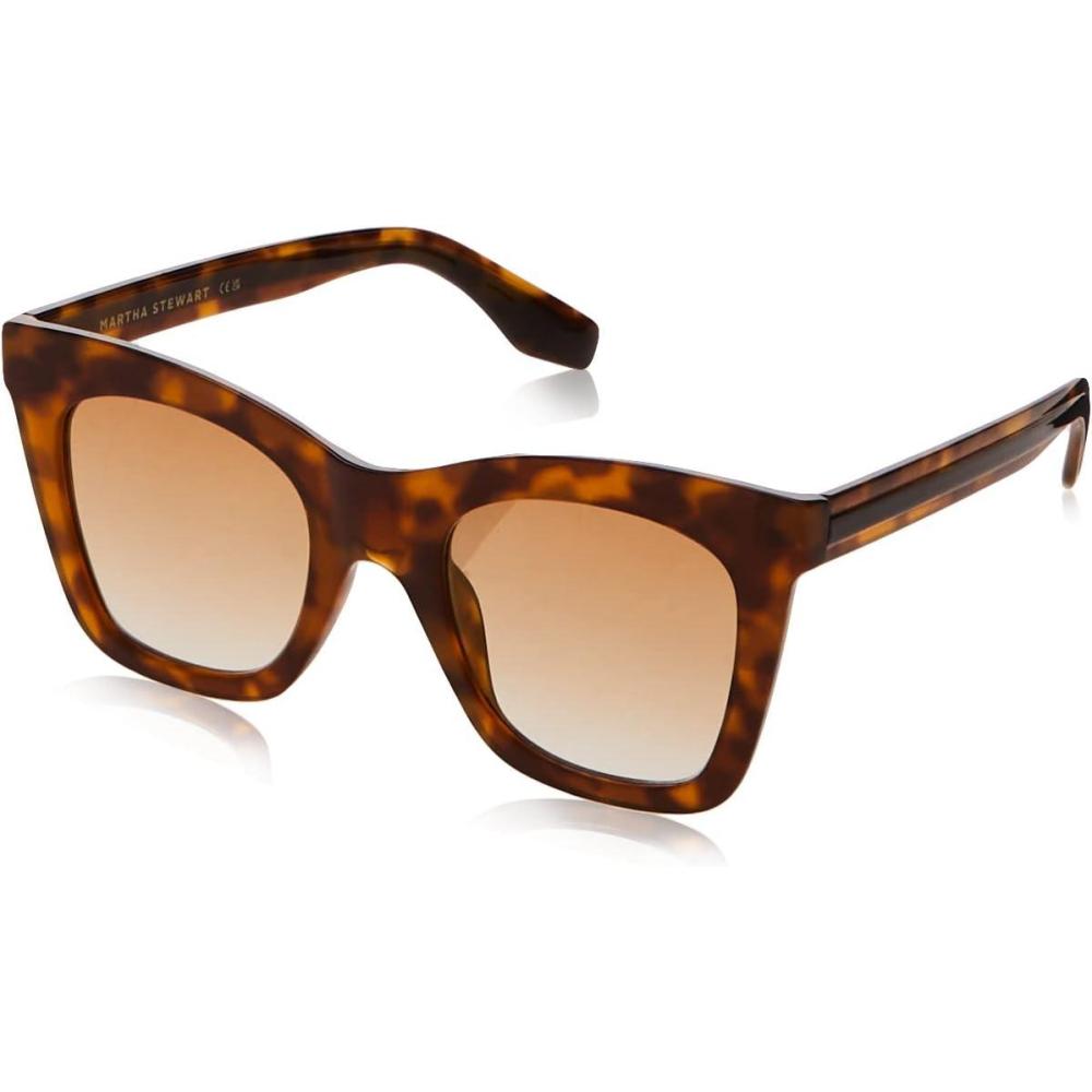 image:imageMartha Stewart Womens Ms104 Classic Uv400 Protective Square Cat Eye SunglassesTimeless Gifts for Her 50mmBlonde