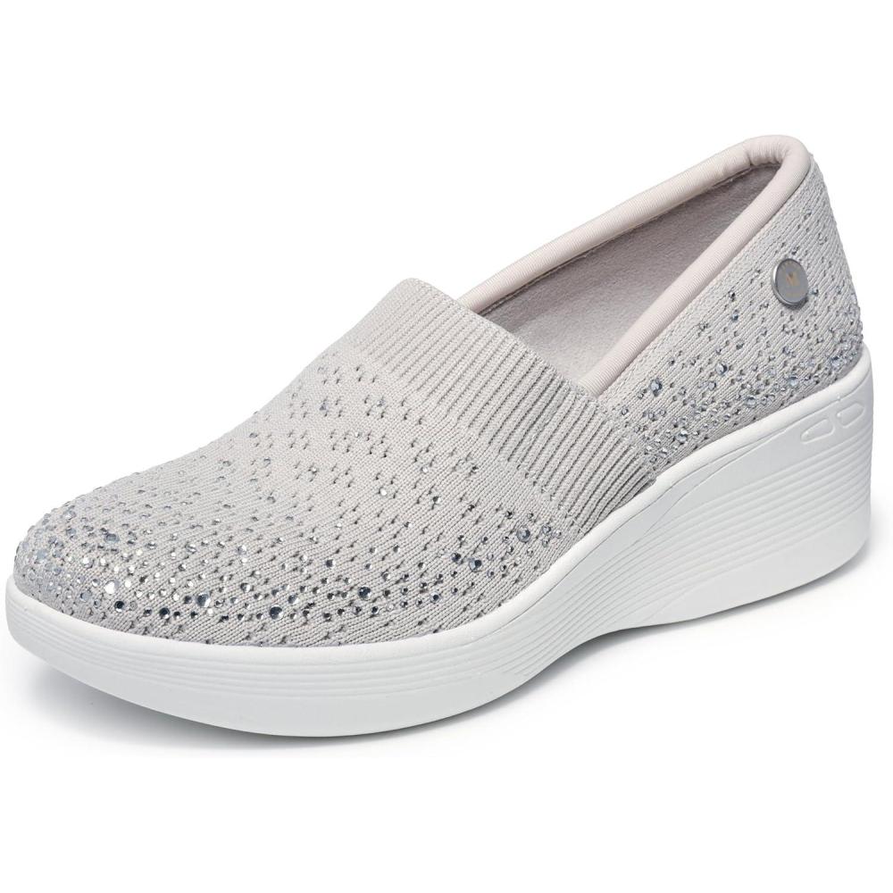 image:imageSKECHERS Womens Martha Stewart Pier Lite  ReflectionLight Grey Silver