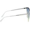 Martha Stewart Women Retro Metal Protective Sunglasses(White and Silver)
