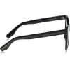 Martha Stewart Women’s Ms104 Classic Uv400 Protective Square Cat Eye Sunglasses-Timeless Gifts for Her, 50mm(Black)