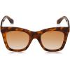 Martha Stewart Women’s Ms104 Classic Uv400 Protective Square Cat Eye Sunglasses-Timeless Gifts for Her, 50mm(Blonde)