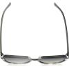 Martha Stewart Women’s Ms125 Ombre Uv400 Protective Geometric Hexagonal Sunglasses-Timeless Gifts for Her, 55mm(Black Fade)