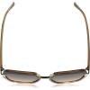 Martha Stewart Women’s Ms125 Ombre Uv400 Protective Geometric Hexagonal Sunglasses-Timeless Gifts for Her, 55mm(Brown Fade)