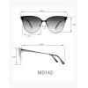 Martha Stewart Women’s Ms142 Retro Metal Uv400 Protective Cat Eye Sunglasses-Timeless Gifts for Her, 57mm(Brown and Gold)