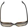 Martha Stewart womens Ms123 Modern Uv400 Protective Square Sunglasses – Timeless Gifts for Her, 58mm Square Sunglasses(Brown)