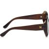Martha Stewart womens Ms123 Modern Uv400 Protective Square Sunglasses – Timeless Gifts for Her, 58mm Square Sunglasses(Brown)