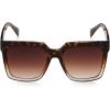 Martha Stewart womens Ms145 Oversized Uv400 Protective Square Sunglasses – Timeless Gifts for Her, 53mm Square Sunglasses