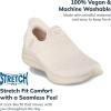 Skechers Women’s Martha Stewart Ultra Flex 3.0 – Neptune Sneakers(Natural)