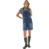 Martha Stewart Women’s Garden Shortall, Stretchy Denim Bib Shorts, Casual Summer Romper, Utility Dungarees(Vintage Wash)