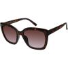 Martha Stewart Women’s Ms215 Retro Uv400 Protective Square Sunglasses-Timeless Gifts for Her, 55mm(Brown)