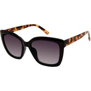 Martha Stewart Women’s Ms215 Retro Uv400 Protective Square Sunglasses-Timeless Gifts for Her, 55mm(Multicolor)