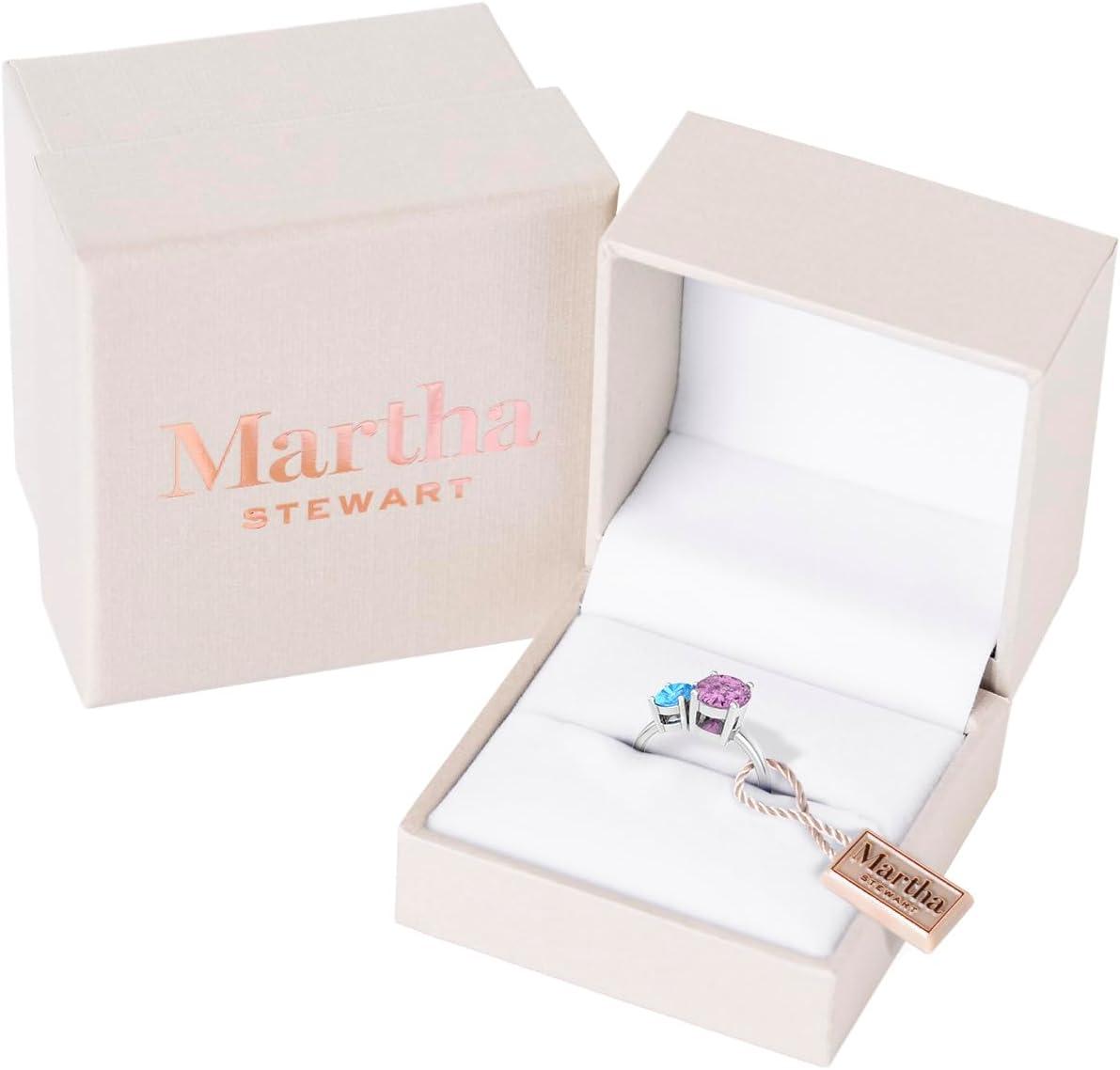 image:imageMartha Stewart 2 34 Carat Two Stone Gemstone Ring For Women in Sterling Silver Gemstone Jewelry For WomenOption 5